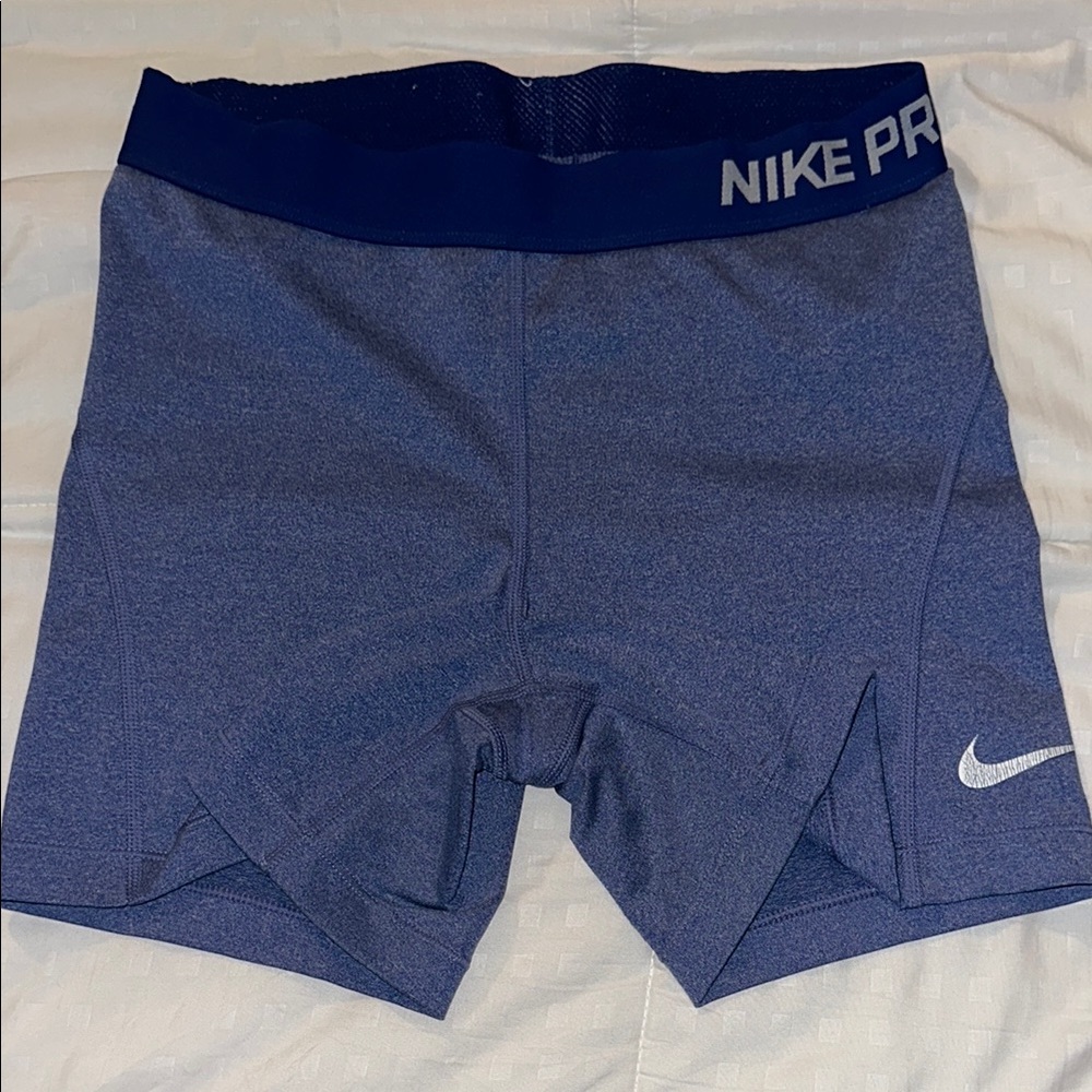 Nike Pro Blue Bike Shorts